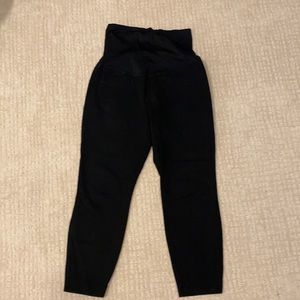 Gap maternity skinny ankle black pants